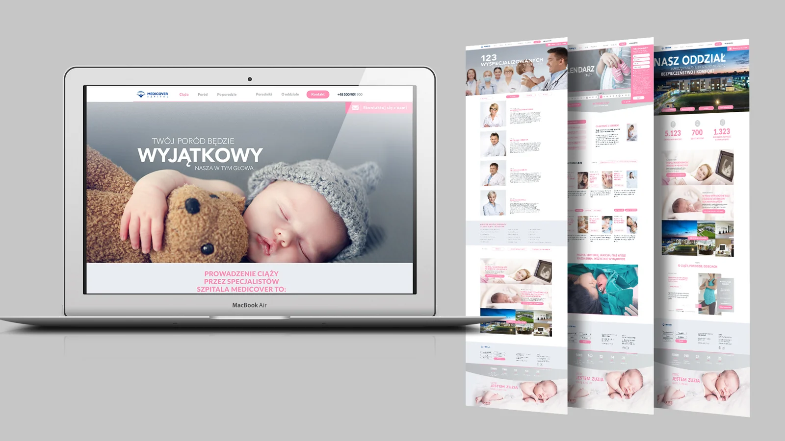 Medicover — Maternity ward website
