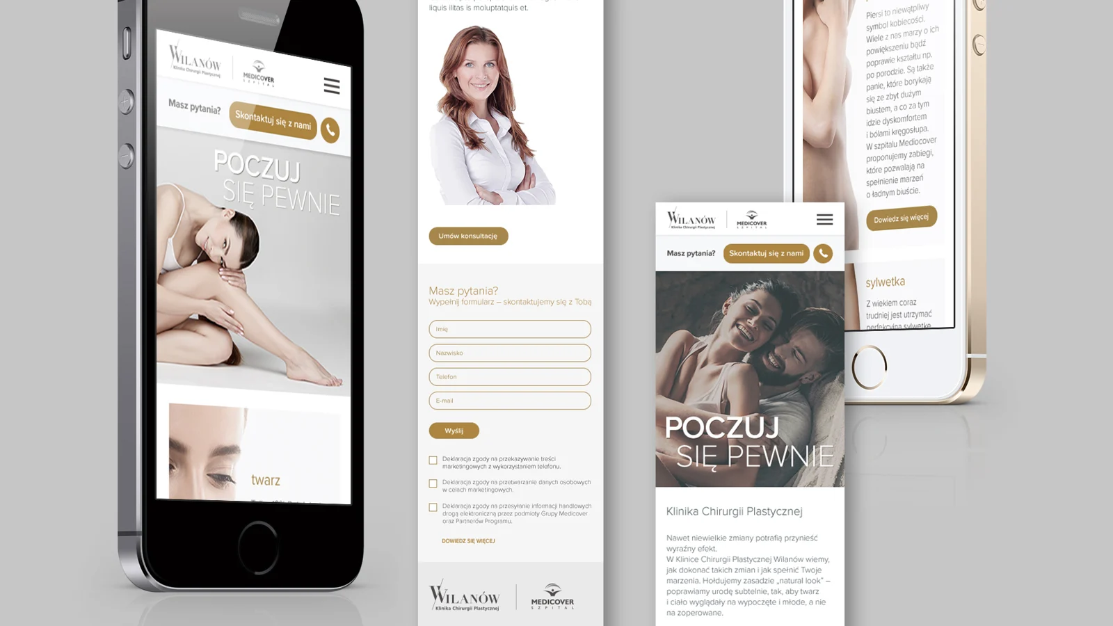 Medicover — Plastic surgery website